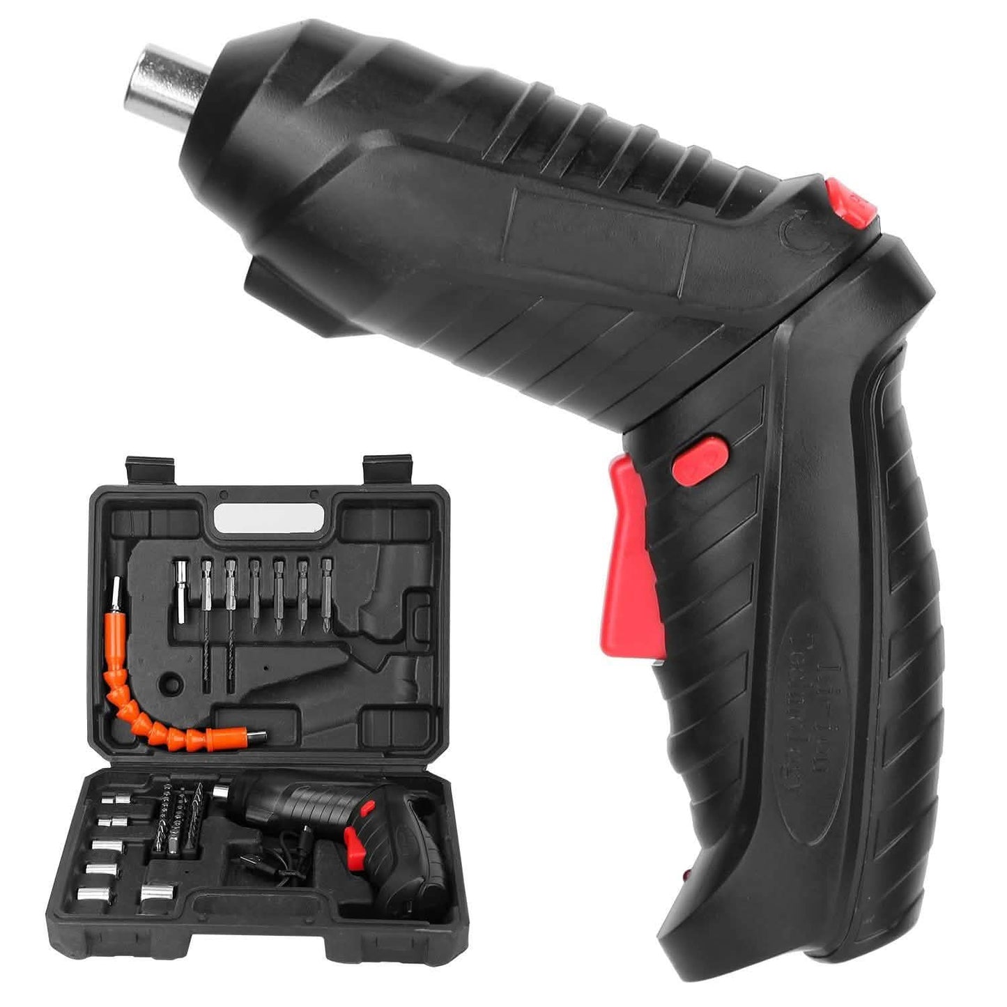 Cordless Electric Screwdriver Set with LED Work Light USB Rechargeable DailySale