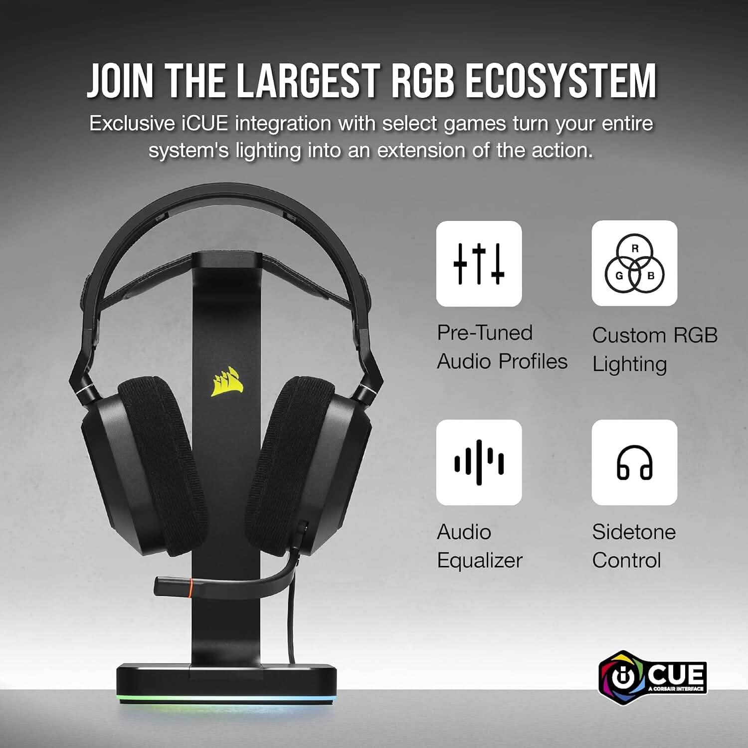 Corsair HS80 RGB USB Premium Gaming Headset (Refurbished) DailySale
