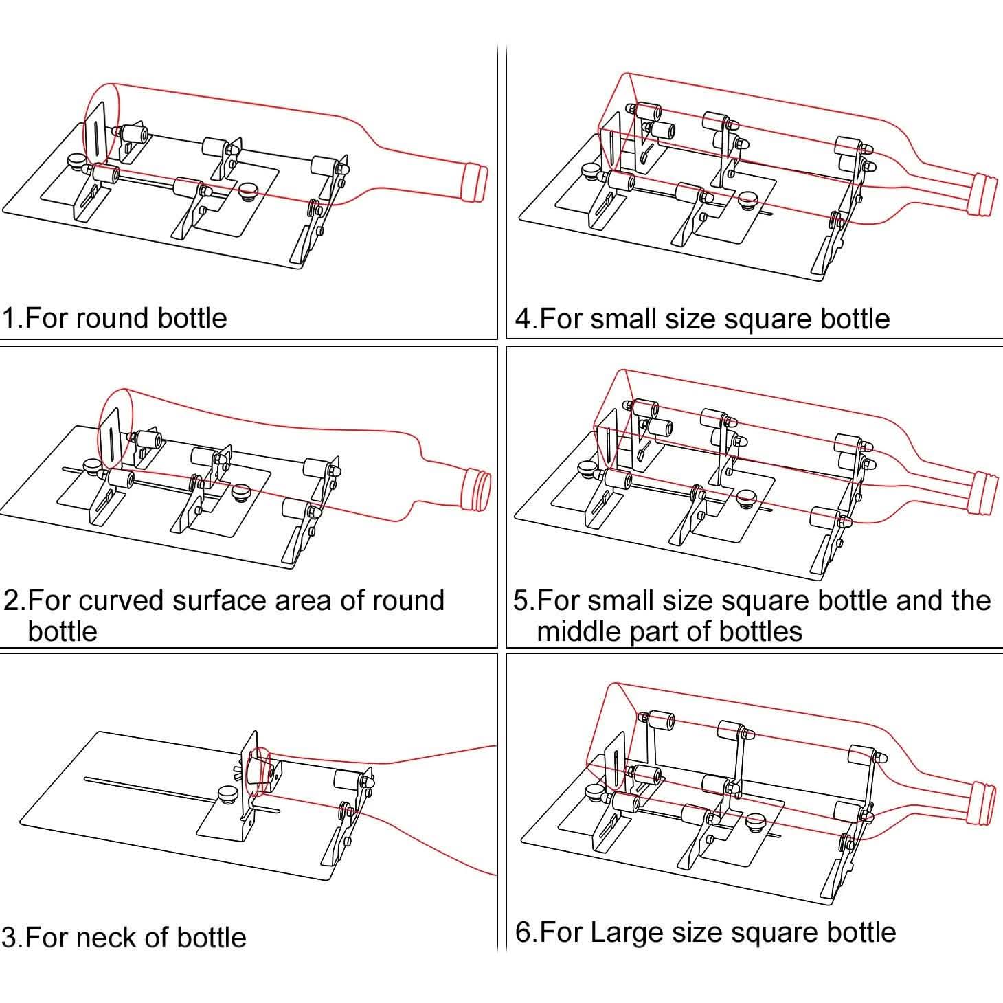 Creative Glass Bottle Cutter Machine for Beer Wine Jar DIY DailySale