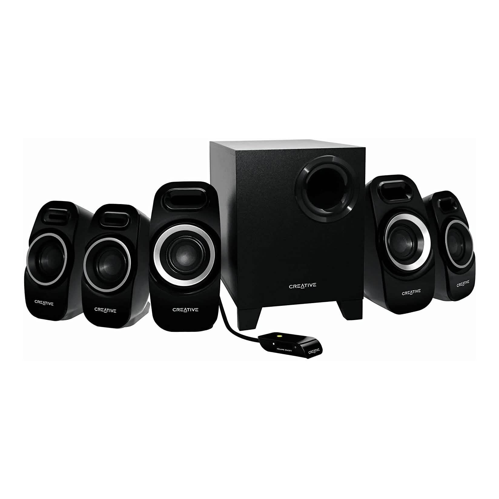 Creative Inspire T6300 5.1 Channel 22 Watt Subwoofer Speaker System DailySale