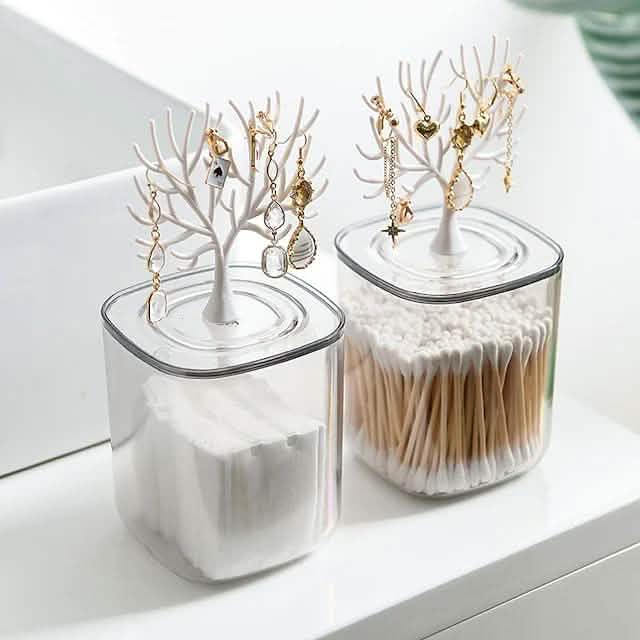 Creative Lovely Home Swab Box Acrylic With Cover DailySale