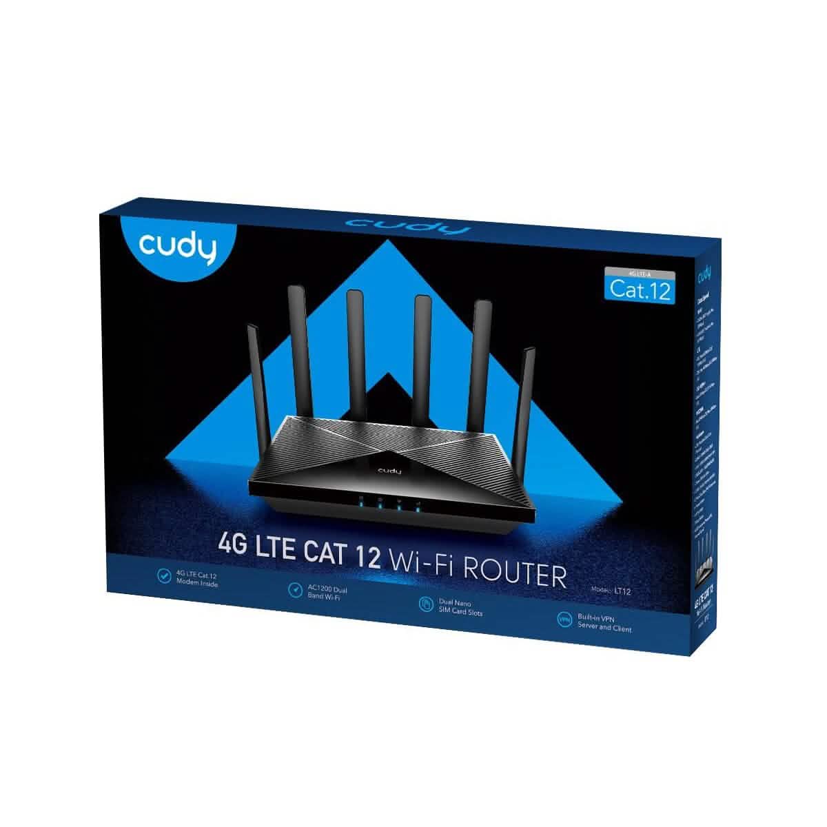 Cudy 4G LTE Cat 12 WiFi Router  (Refurbished) DailySale