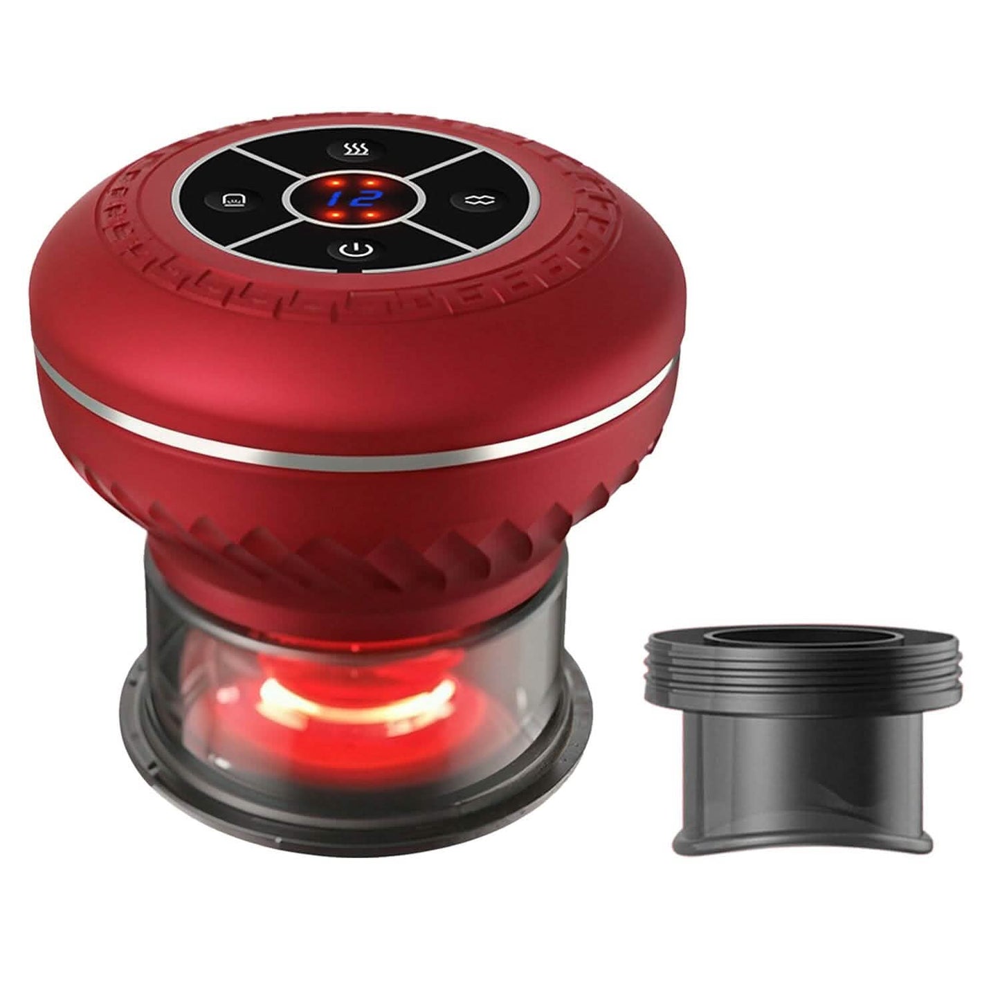 Cuppin Therapy Massager with Red Light Heat Therapy 16 Level Temperature DailySale