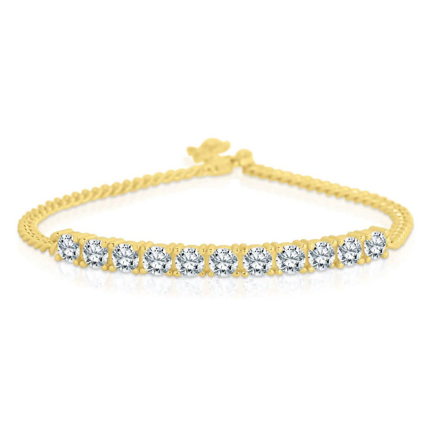 CZ Bar Curb Bracelet DailySale
