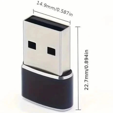 2-Pack: Mini USB to Type-C Adapters – File Transfer for Android Phones DailySale
