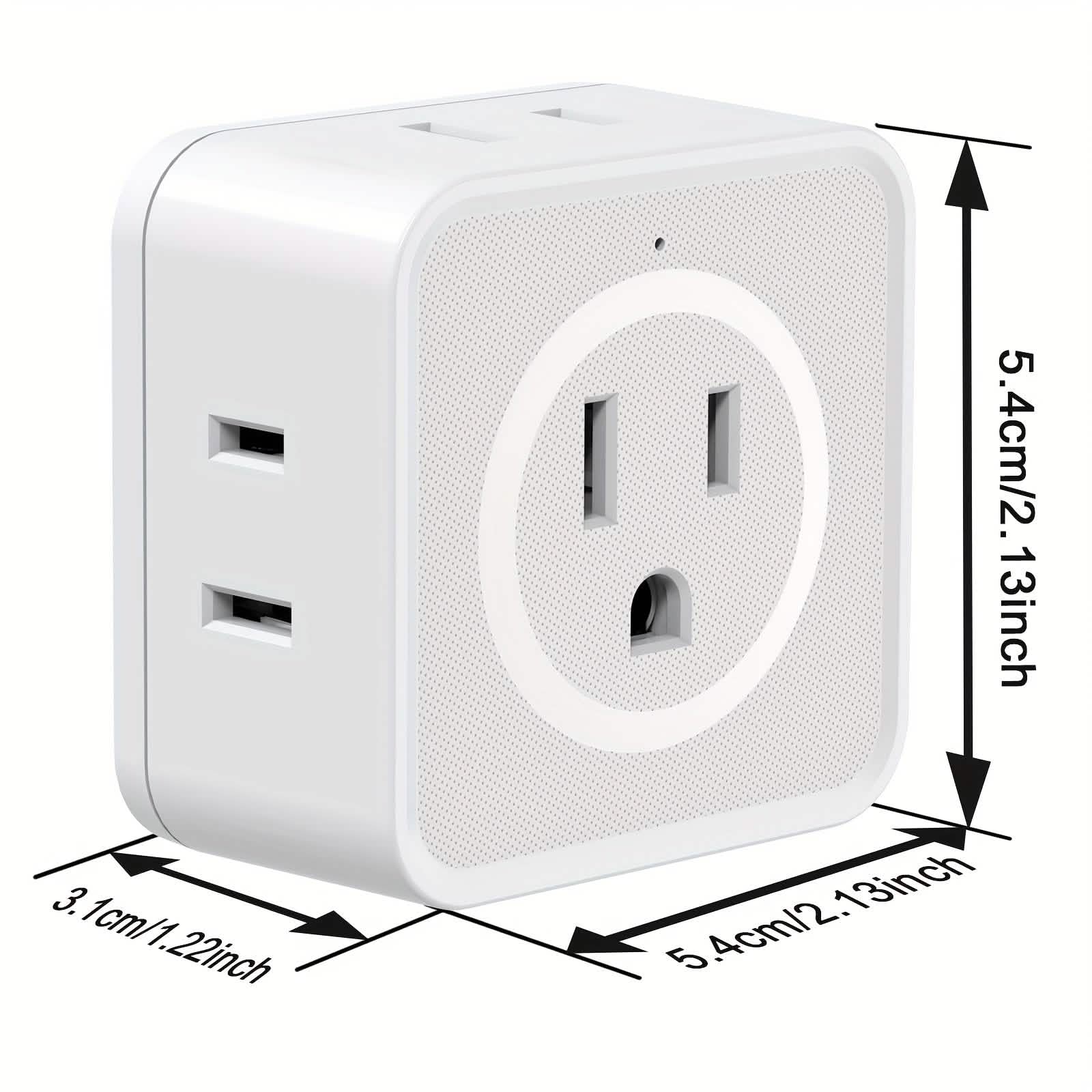 Multi-Function Socket Adapter – Five-Way Wall Extension DailySale