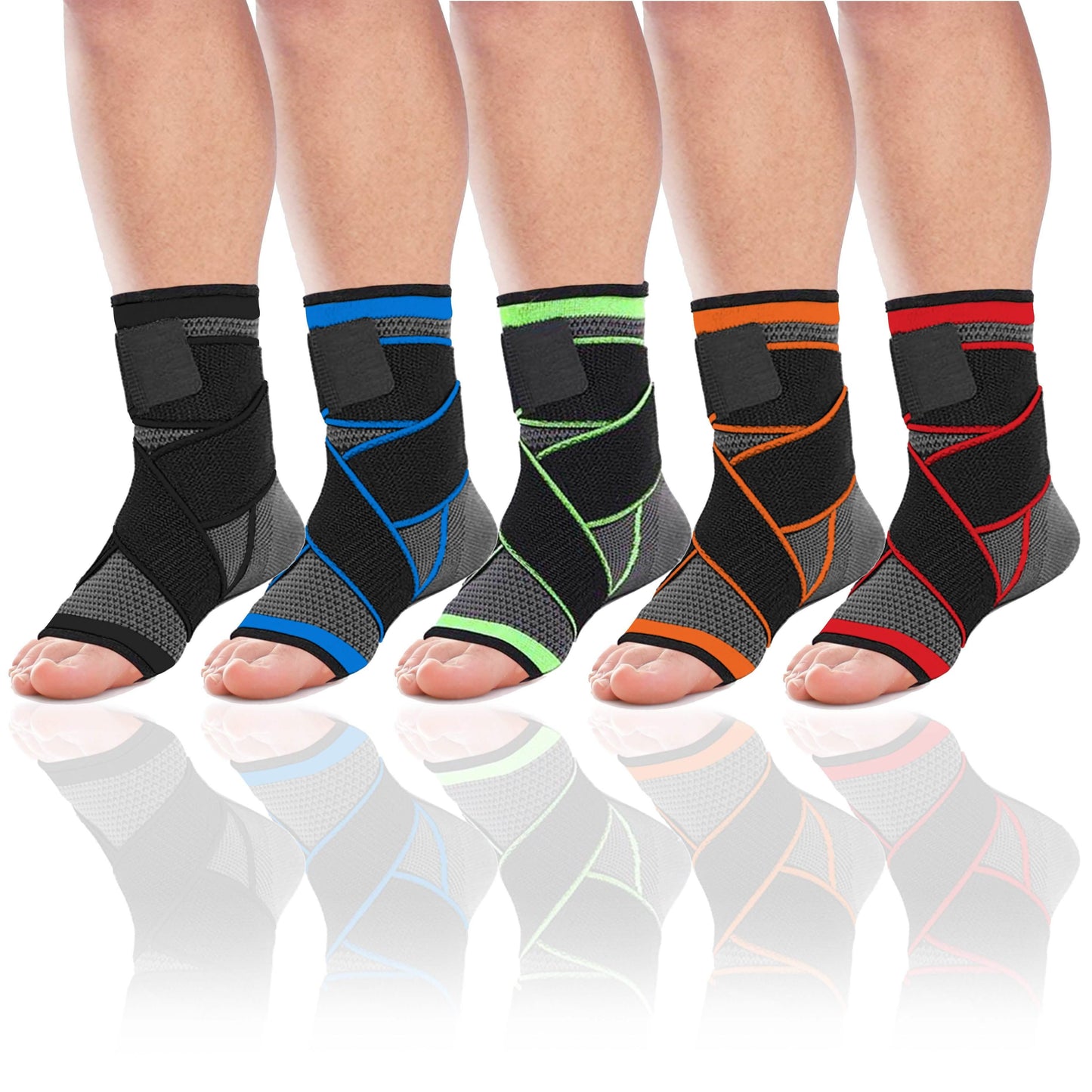 DCF Adjustable Ankle Compression Sleeve for Men and Women DailySale