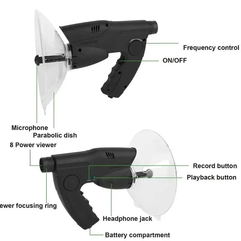 Bird Listening Device with 8x Zoom & Headphones DailySale