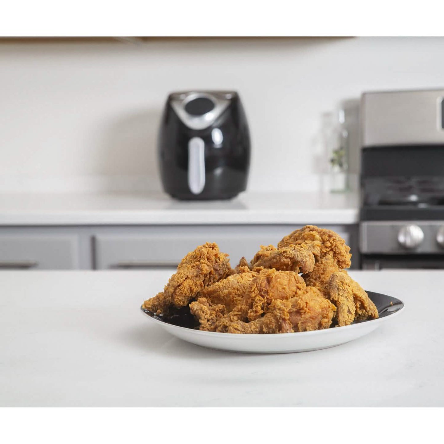 Deco Chef 3.7QT Electric Oil-Free Digital Air Fryer for Healthy Frying DailySale