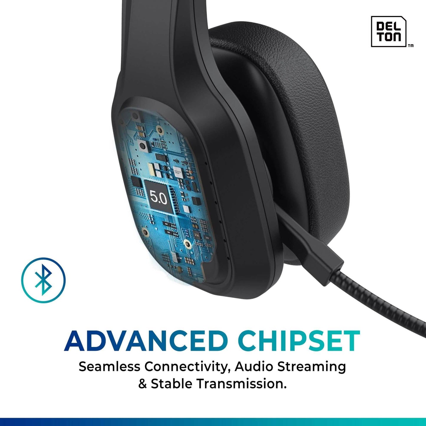 Delton Professional Wireless Computer Headset with Mic DailySale