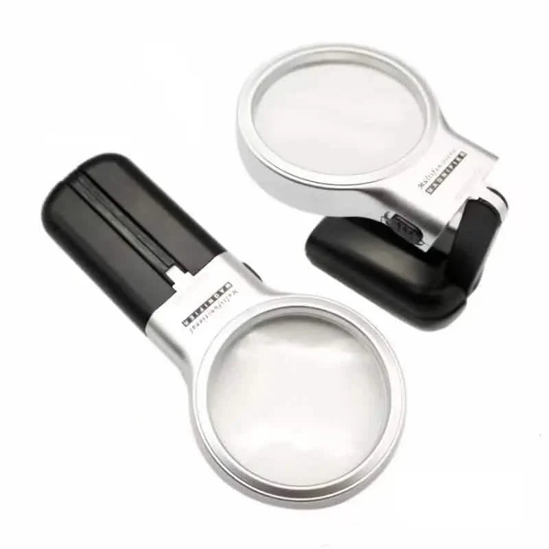 Desktop Handheld Magnifier Two-way Magnifying Mirror Foldable DailySale
