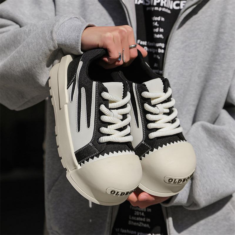 Star Cap | Chunky Canvas Sneakers - Luxuryurbanwear