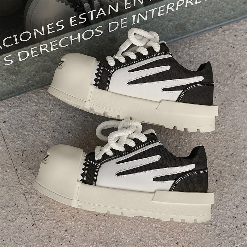 Star Cap | Chunky Canvas Sneakers - Luxuryurbanwear