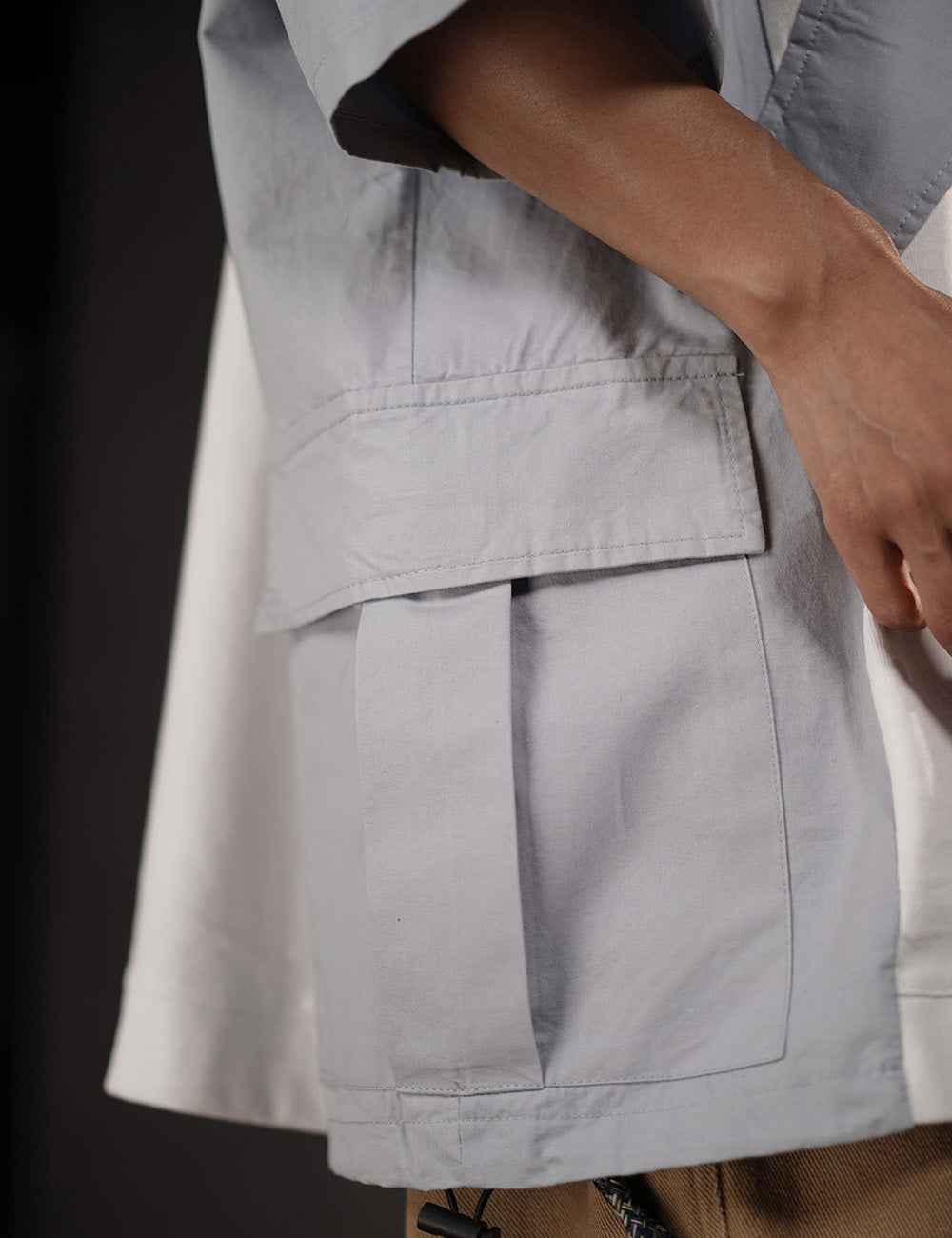 HiT38 Double Patchwork I-Tech Tee