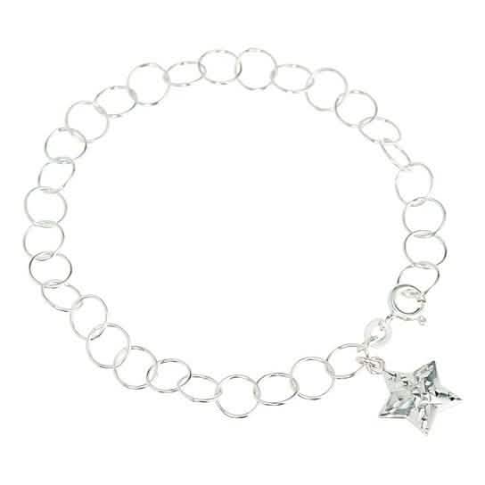 Diamond Cut Star Charm Bracelet DailySale