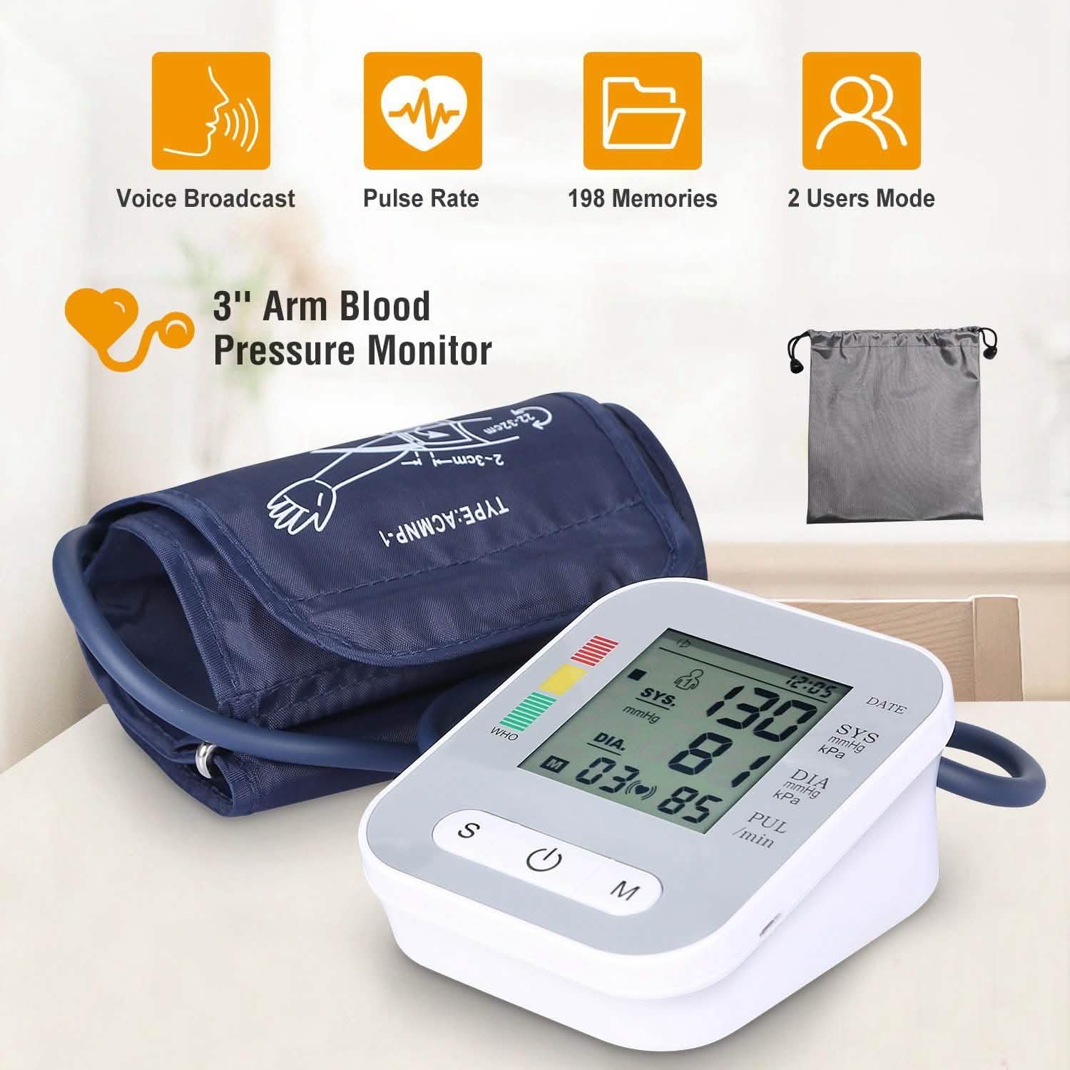 Digital Arm Blood Pressure Monitor DailySale