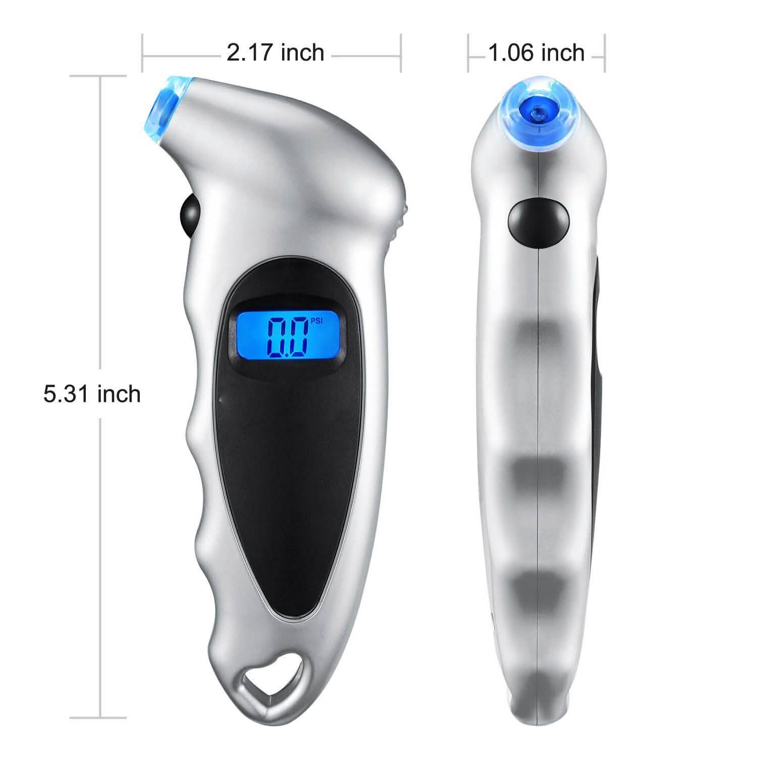 Digital Tire Pressure Gauge 150 PSI 4 Settings DailySale