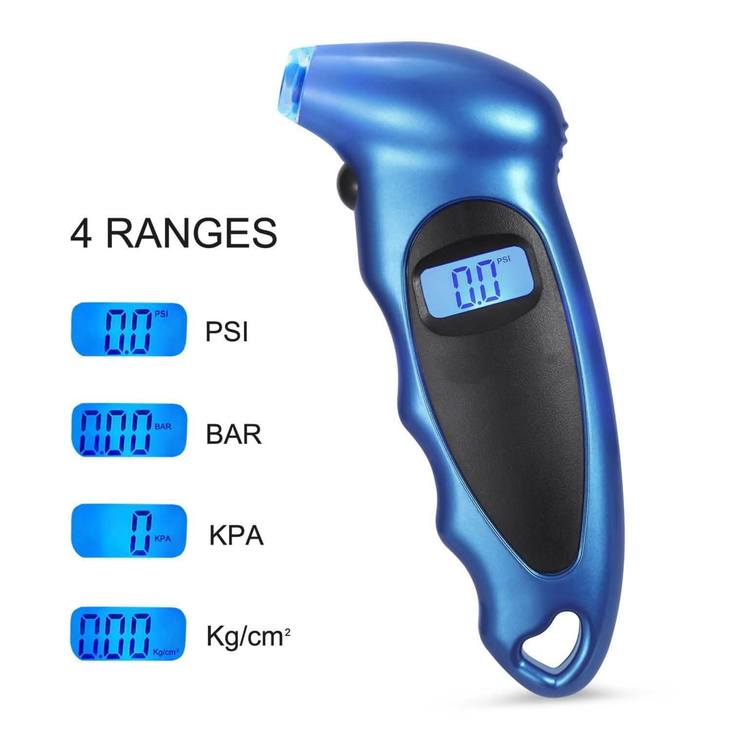 Digital Tire Pressure Gauge 150 PSI 4 Settings DailySale
