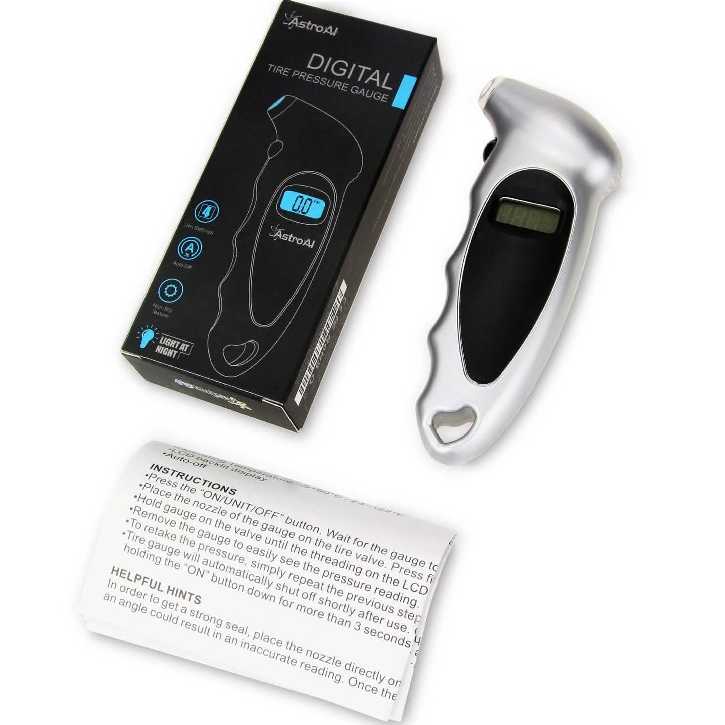 Digital Tire Pressure Gauge 150 PSI 4 Settings DailySale
