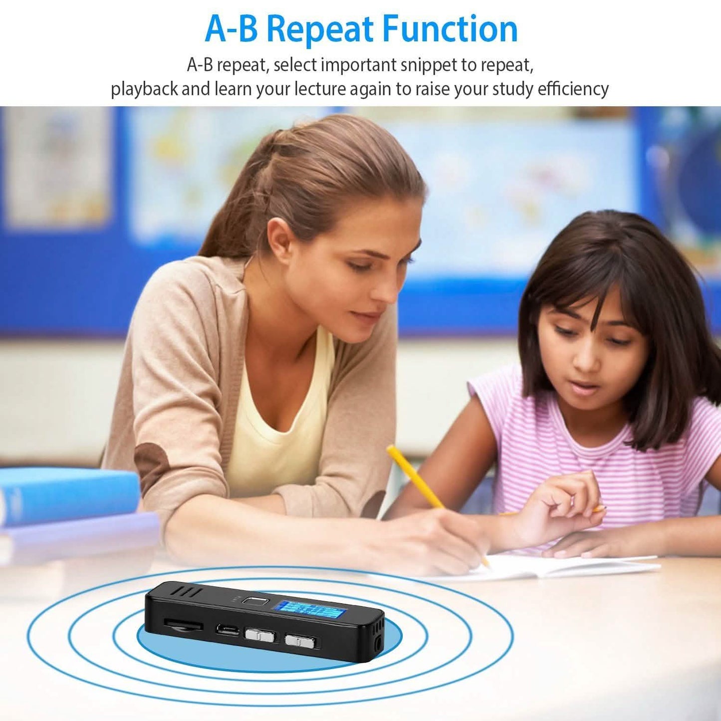 Digital Voice Recorder 32GB HD Sound Audio Recorder DailySale
