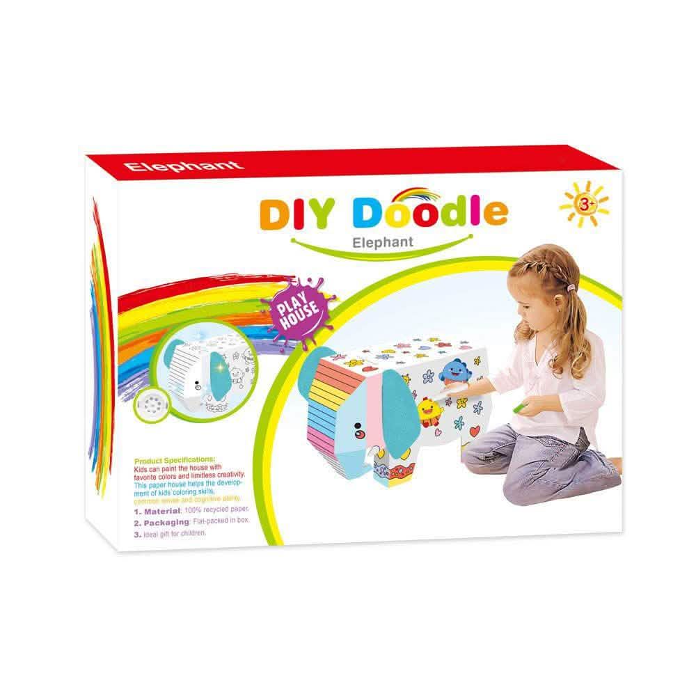 DIY 3D Coloring Cardboard DailySale