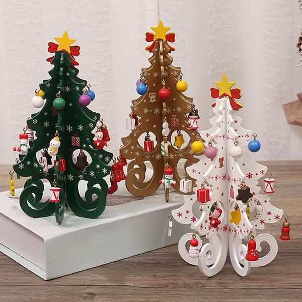 DIY Stereo Wooden Christmas Tree - Christmas Decoration Ornaments DailySale