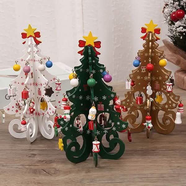 DIY Stereo Wooden Christmas Tree - Christmas Decoration Ornaments DailySale