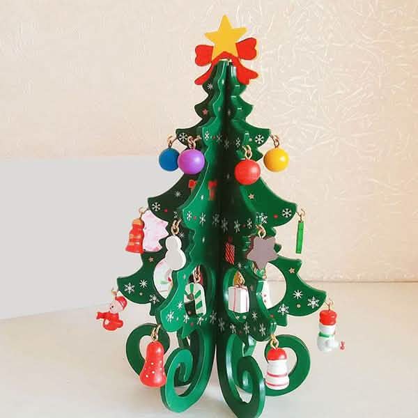 DIY Stereo Wooden Christmas Tree - Christmas Decoration Ornaments DailySale