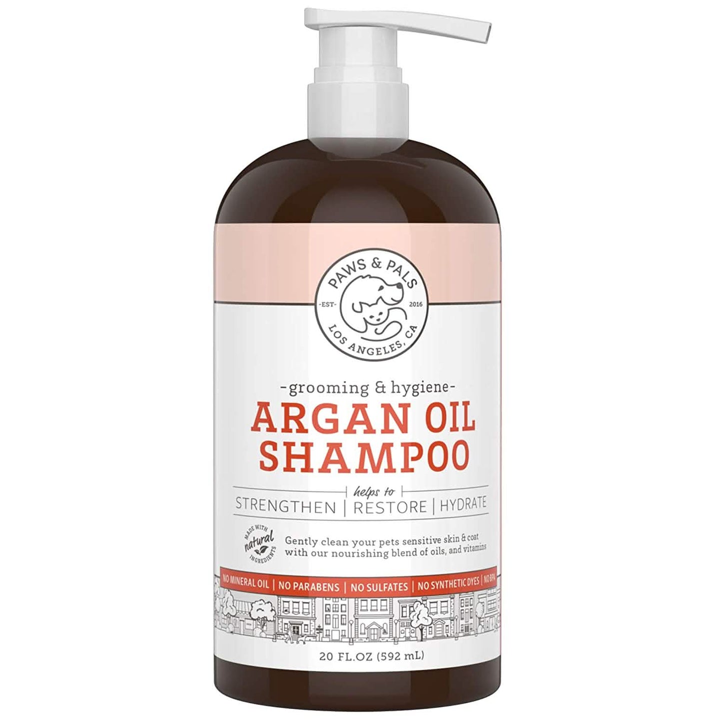 Dog Argan Shampoo-Conditioner - 20oz Clinical Vet Formula Wash DailySale