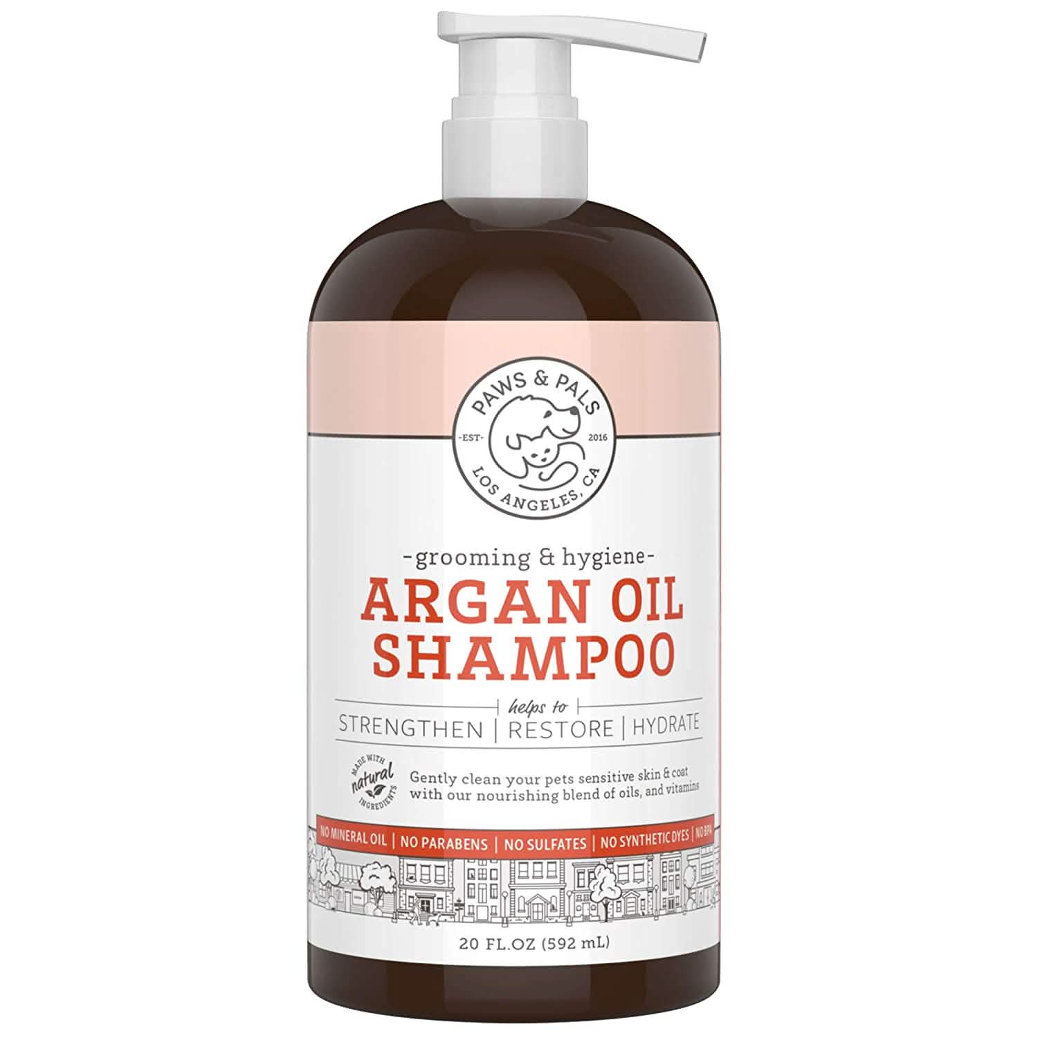 Dog Argan Shampoo-Conditioner - 20oz Clinical Vet Formula Wash DailySale
