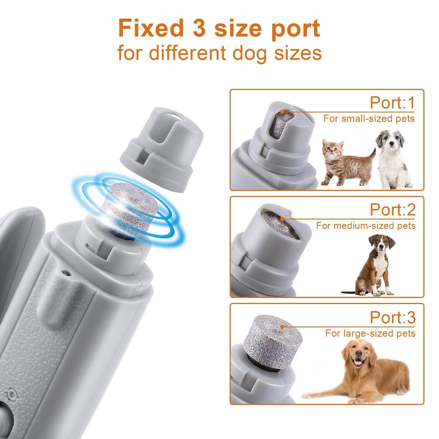 Dog Cat Nail Clipper Grinder with LED Light DailySale