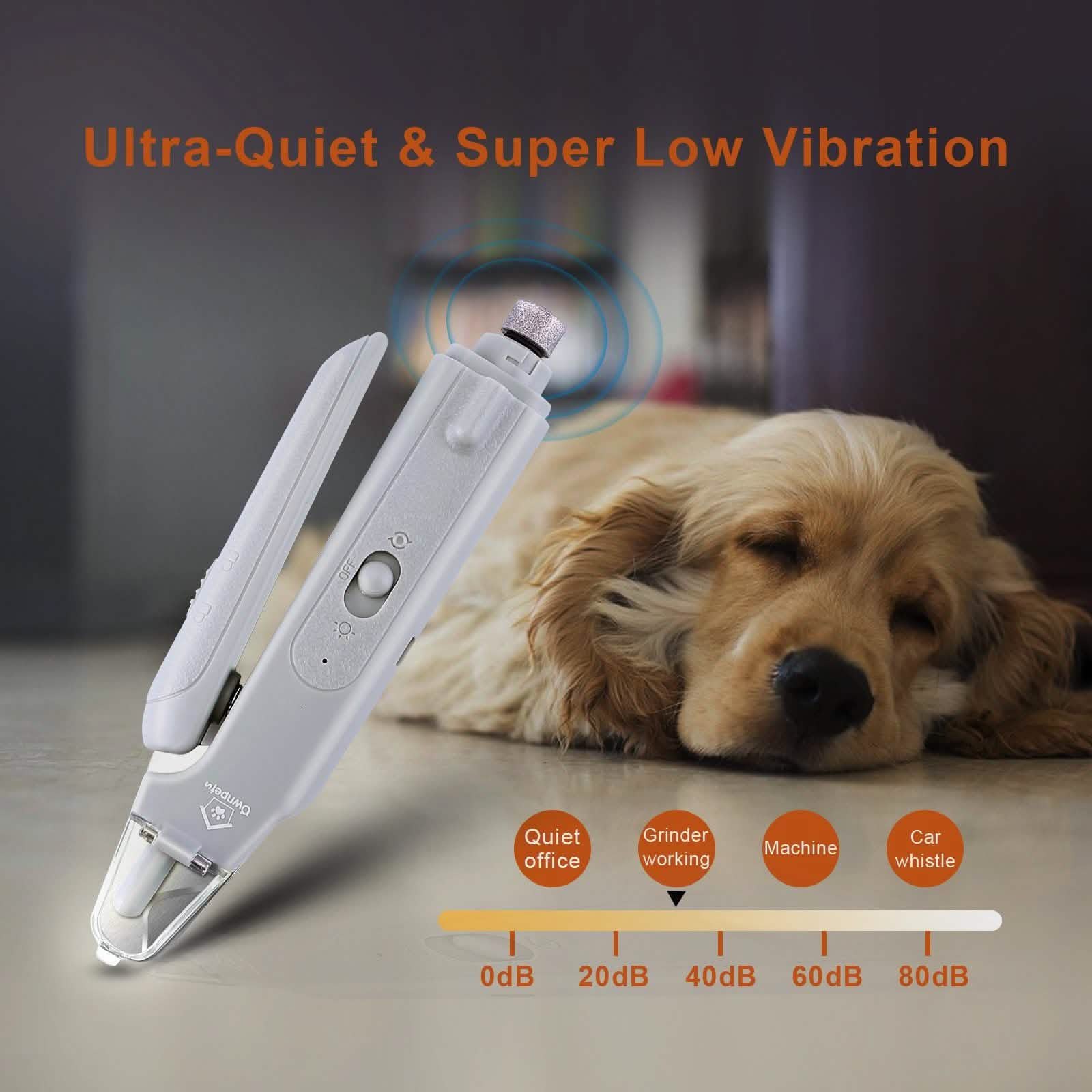 Dog Cat Nail Clipper Grinder with LED Light DailySale