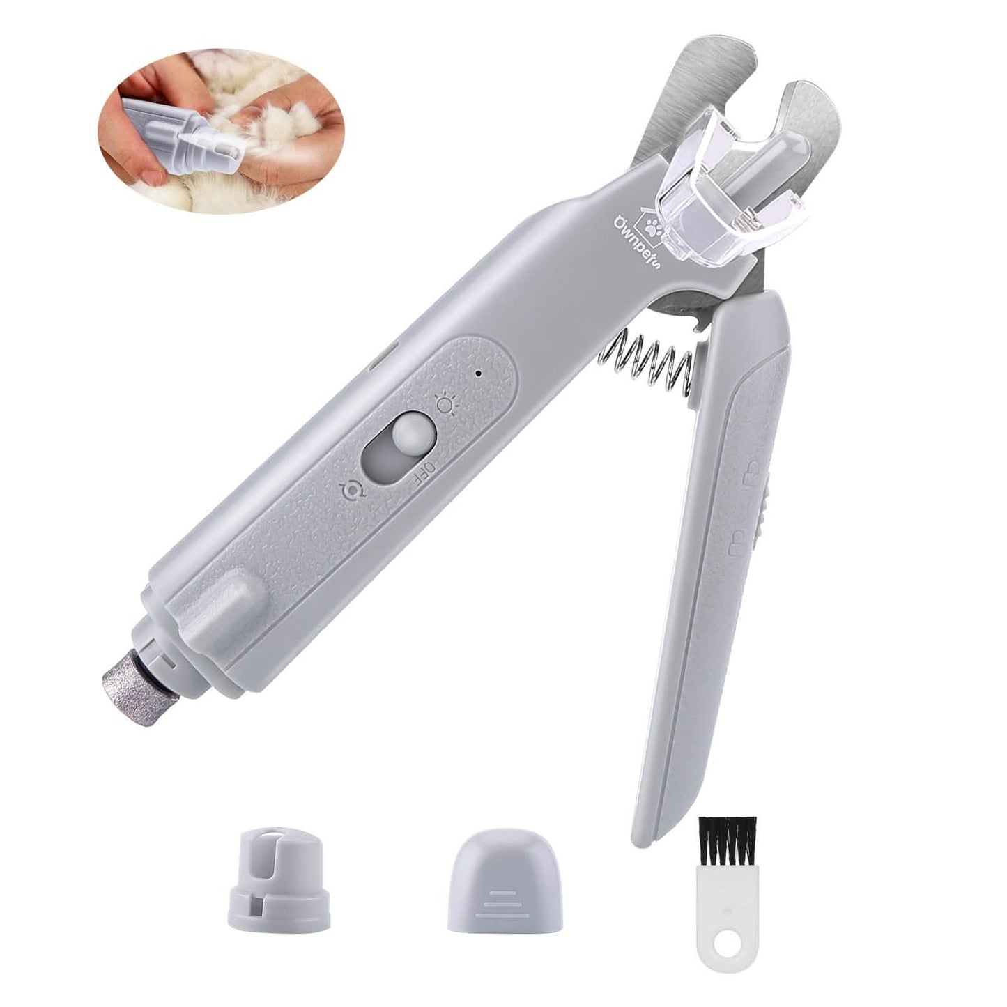 Dog Cat Nail Clipper Grinder with LED Light DailySale