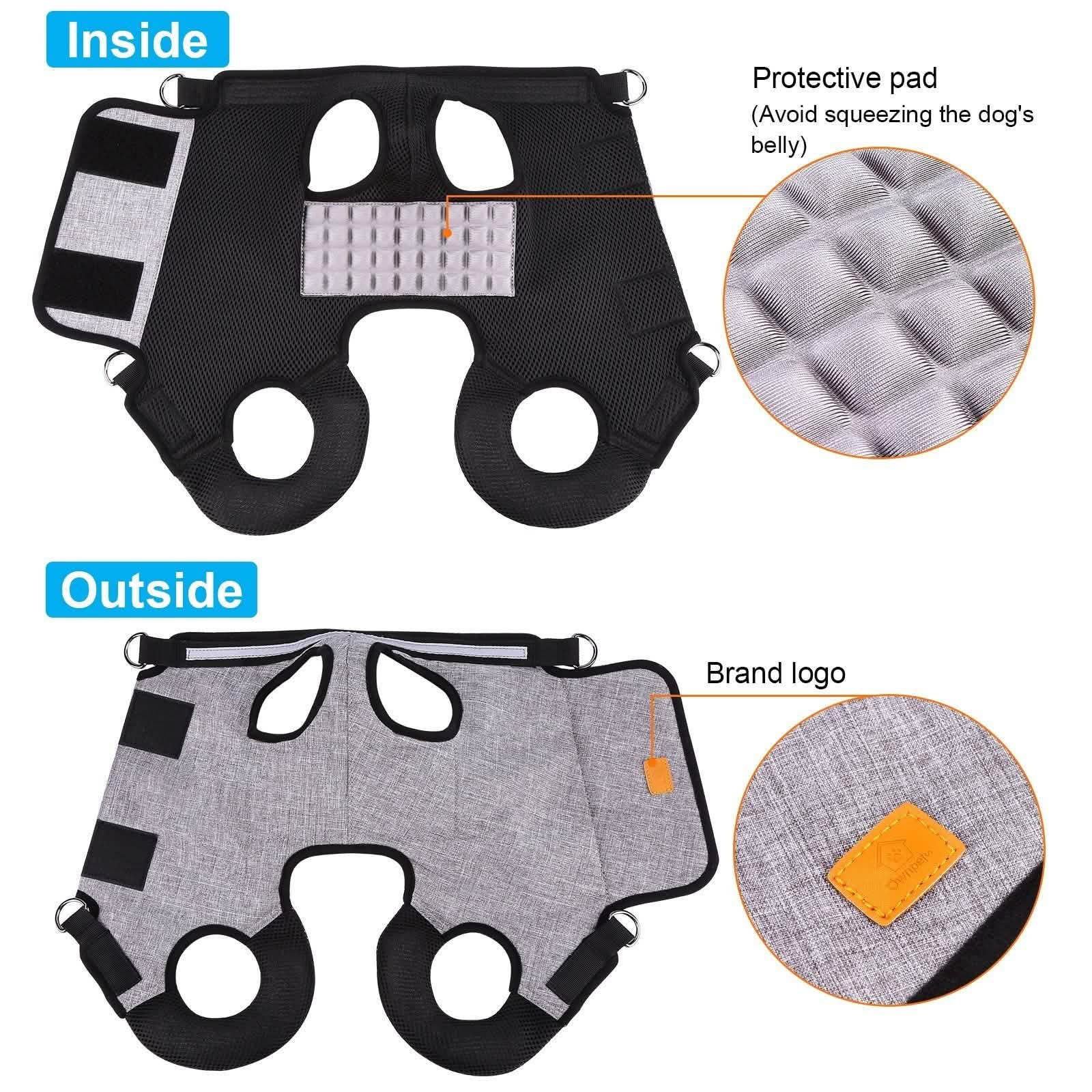 Dog Lift Harness Adjustable Pet Sling Bag Assist Aged Disabled Dogs Small DailySale