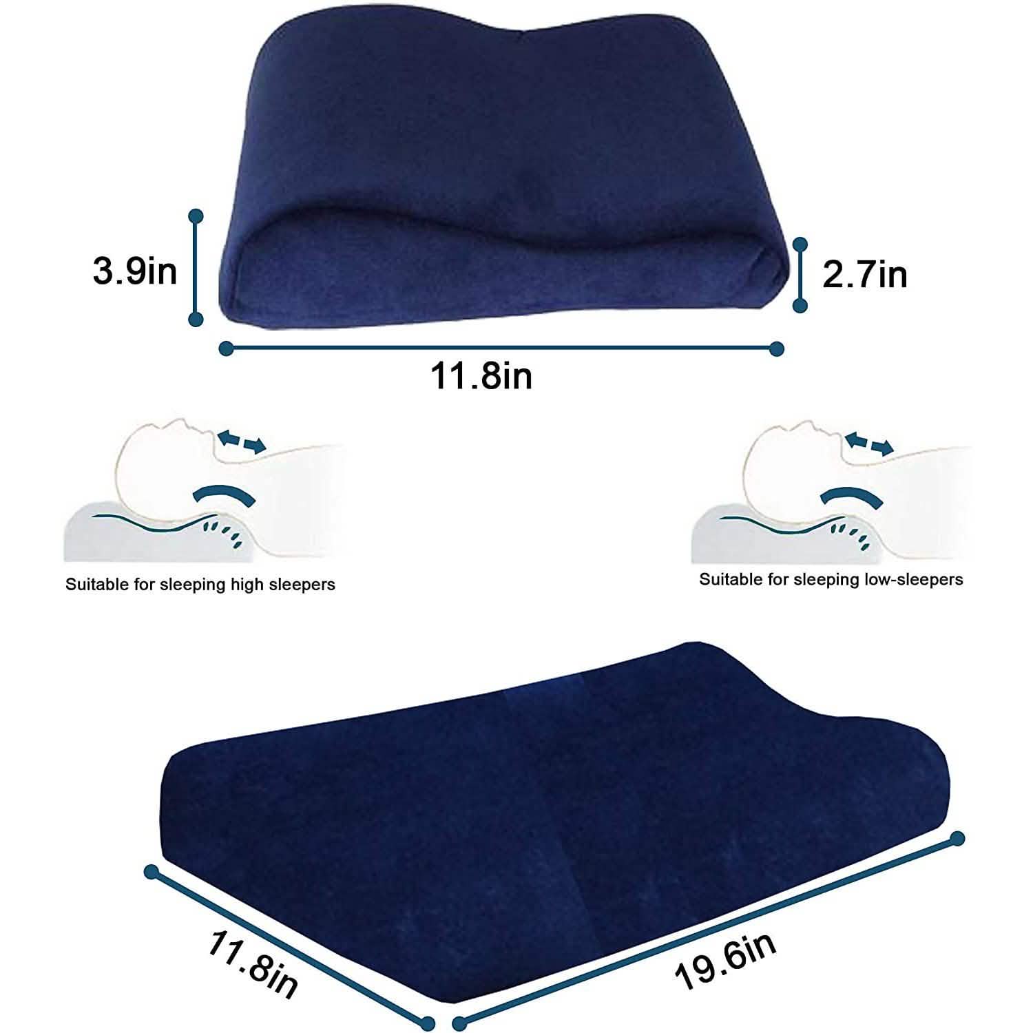 Dr. Franklyn's Contour Memory Foam Neck Pillow DailySale