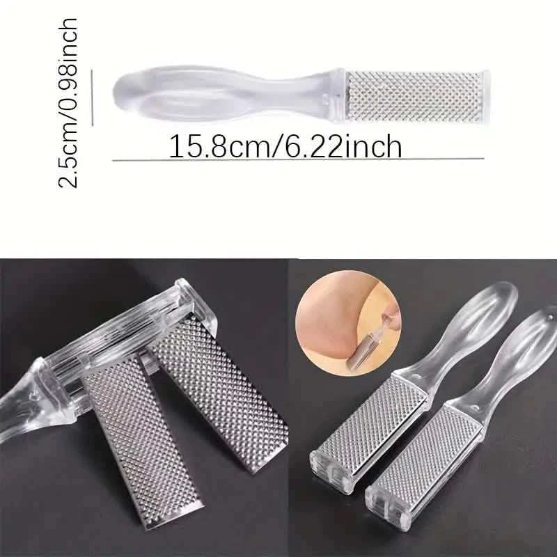 Dual-Sided Foot File - Callus Remover & Pedicure Tool for Smooth, Soft Feet, Toenail, Skin Care DailySale