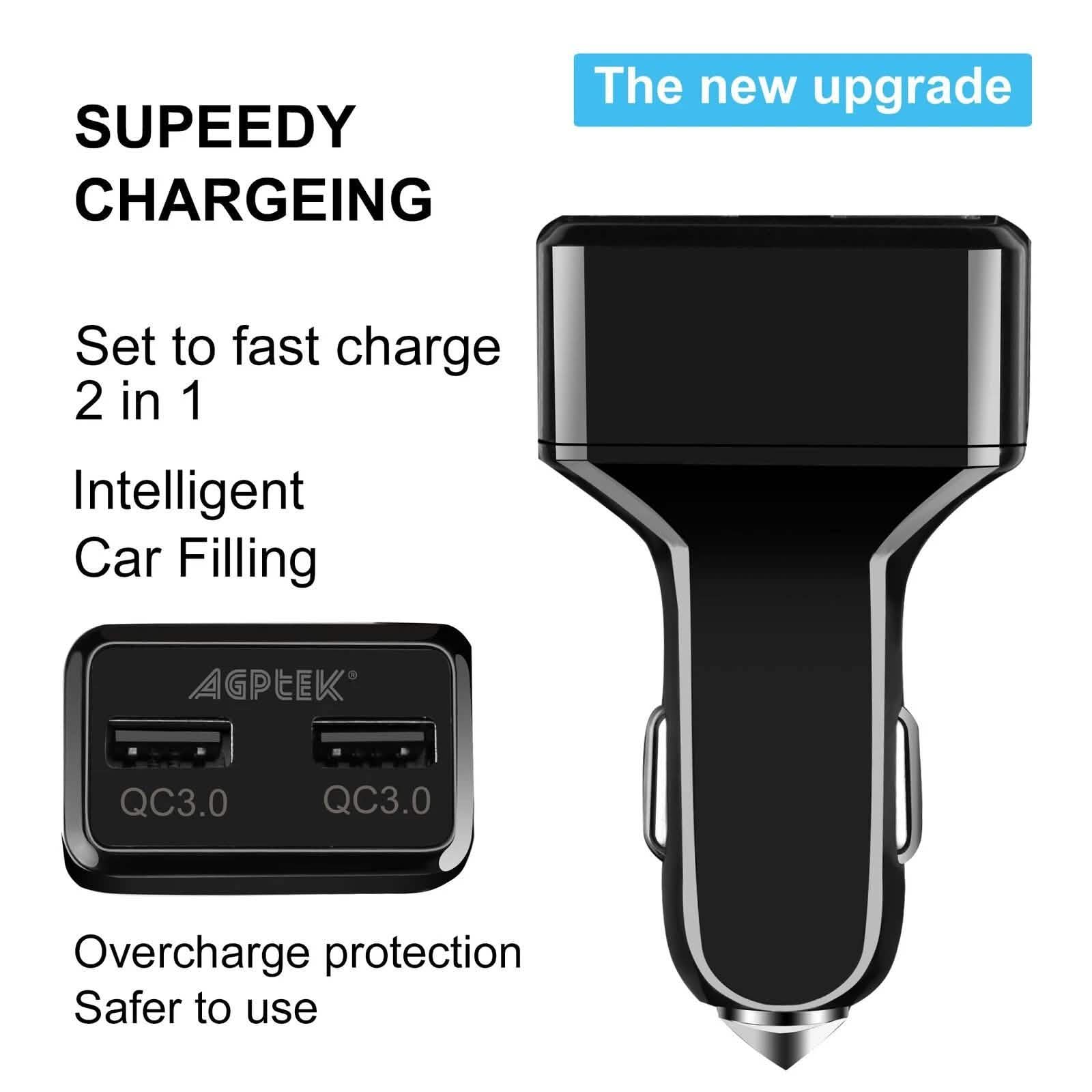 Dual USB Car Charge GPS Tracker GSM SIM Realtime GPRS Vehicle Tracking Security DailySale
