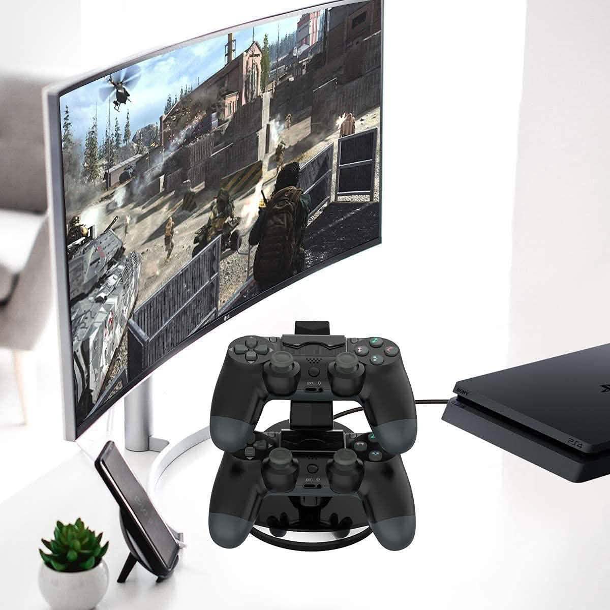 Dual USB Fast Charging Station and LED Indicator for Sony PS4 Controller DailySale