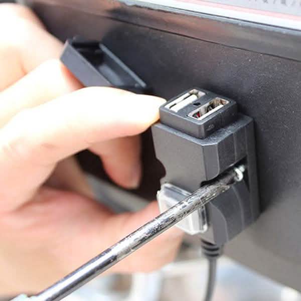Dual USB Port 9-24V Waterproof Motorbike Motorcycle Handlebar Charger Adapter DailySale