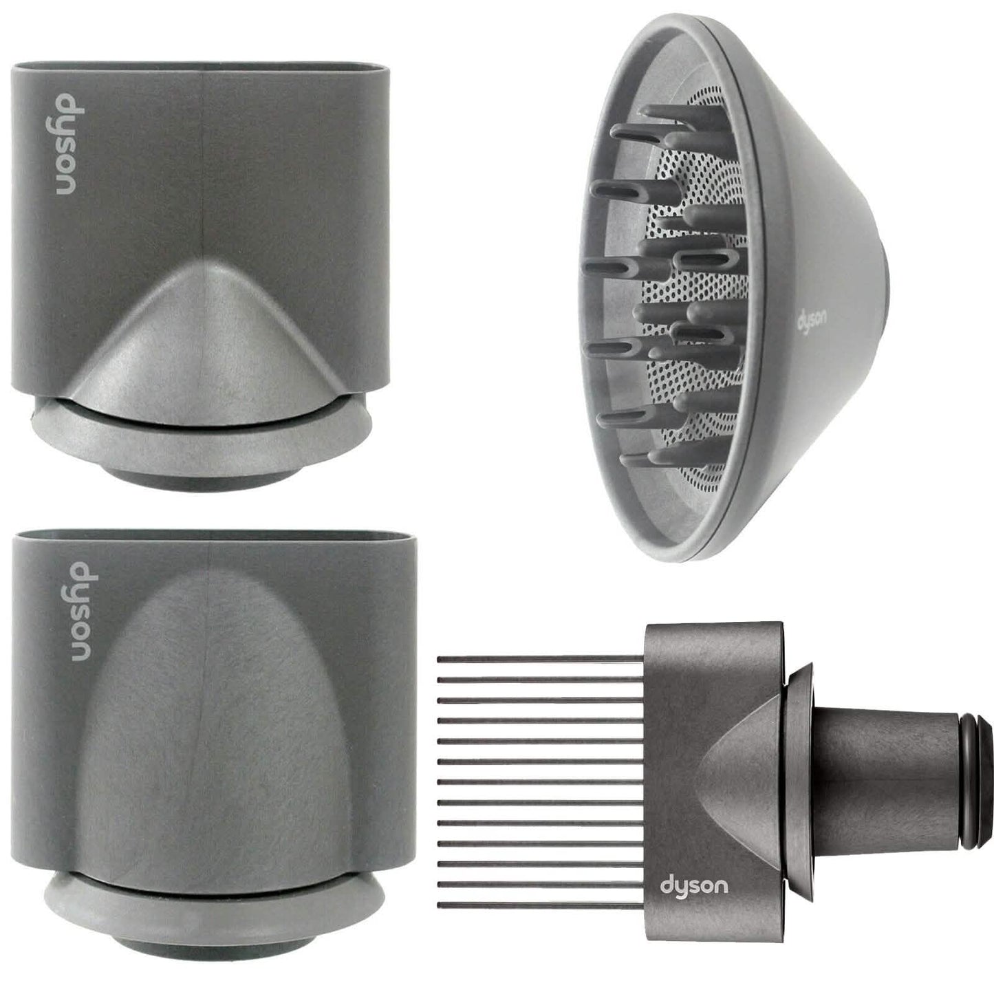 Dyson Hair Dryer Styling Concentrator, Smoothing Nozzle and Diffuser Tool (Refurbished) DailySale