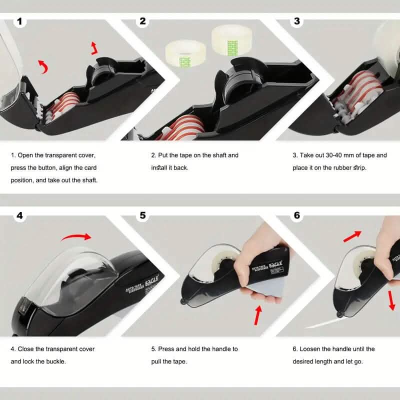 Eagle Portable One-Handed Operation Tape Dispenser DailySale