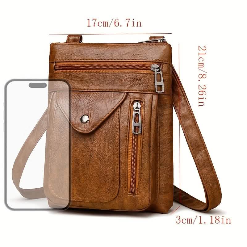 Women’s Vintage Leather Crossbody Bag DailySale