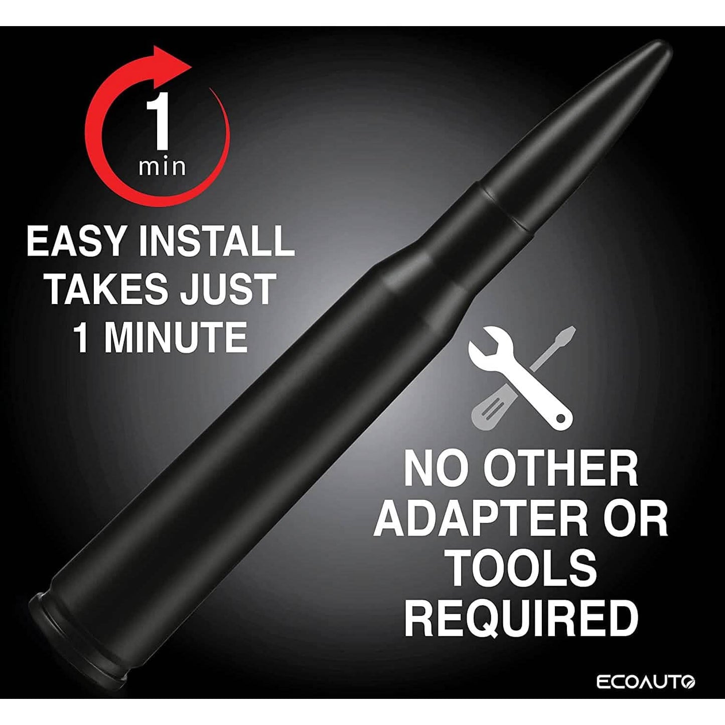 EcoAuto Badass Bullet Antenna Replacement Fits All Chevy & GMC Truck DailySale