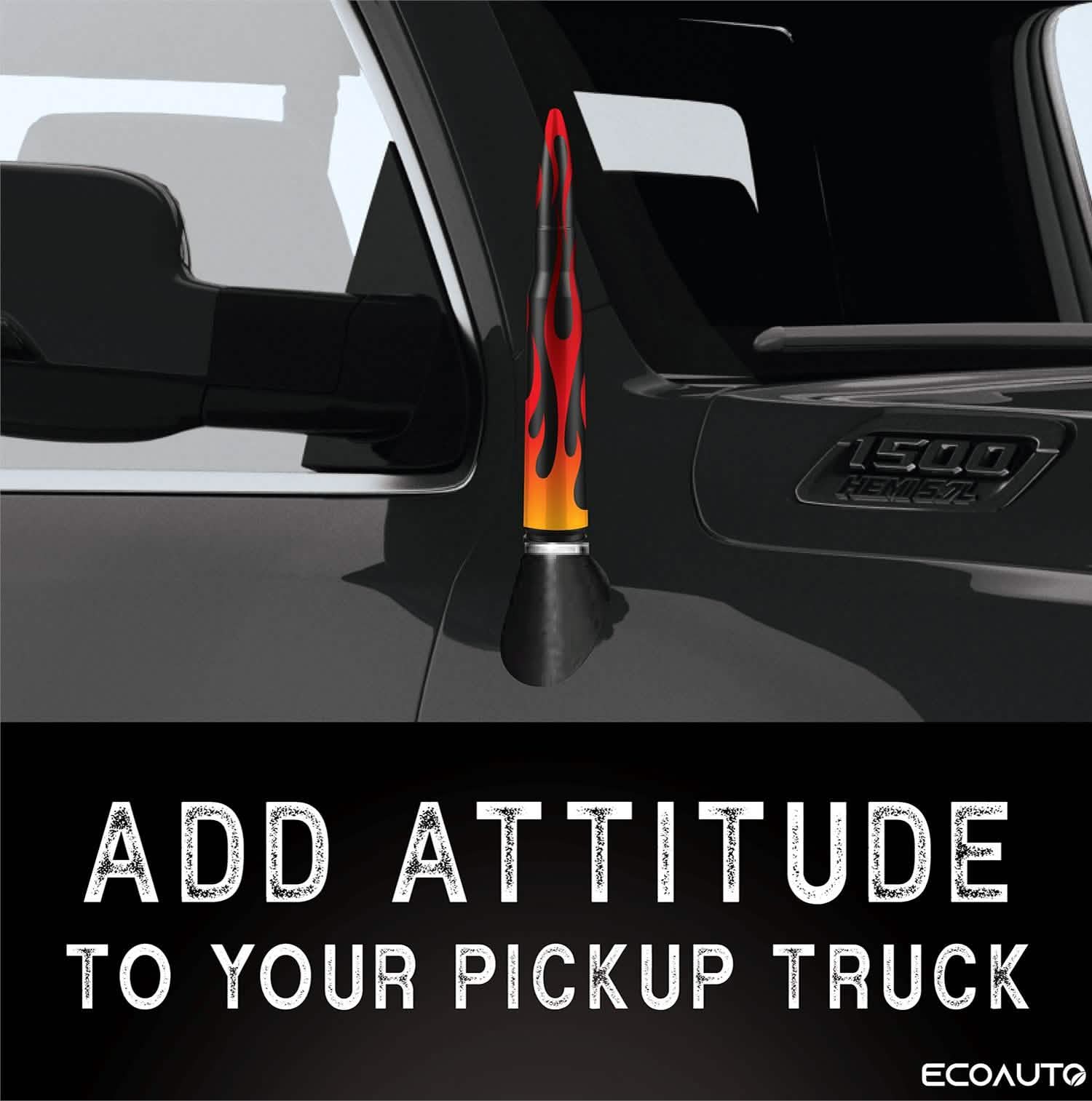 EcoAuto Badass Bullet Antenna Replacement Fits All Chevy & GMC Truck DailySale