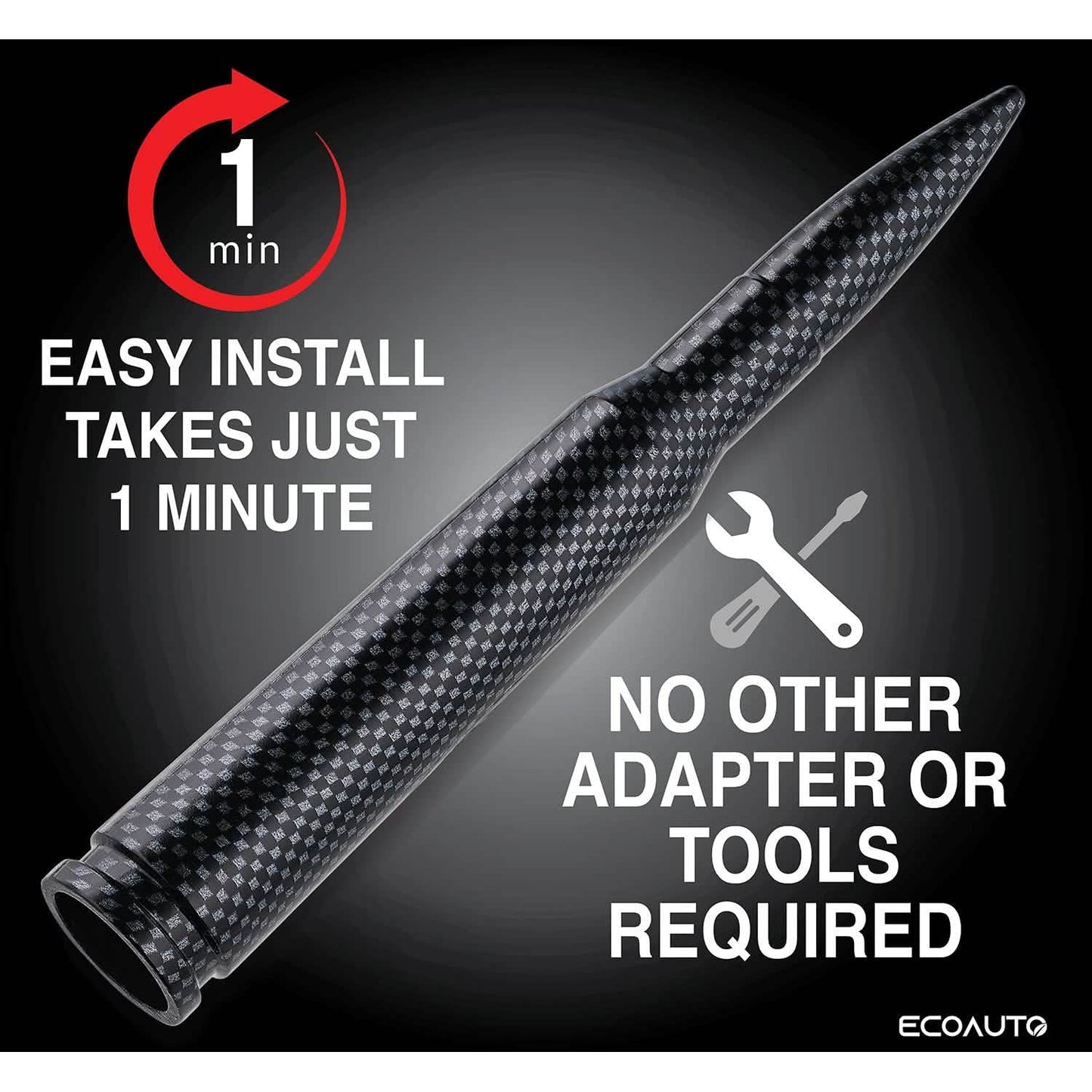 EcoAuto Badass Bullet Antenna Replacement Fits All Chevy & GMC Truck DailySale