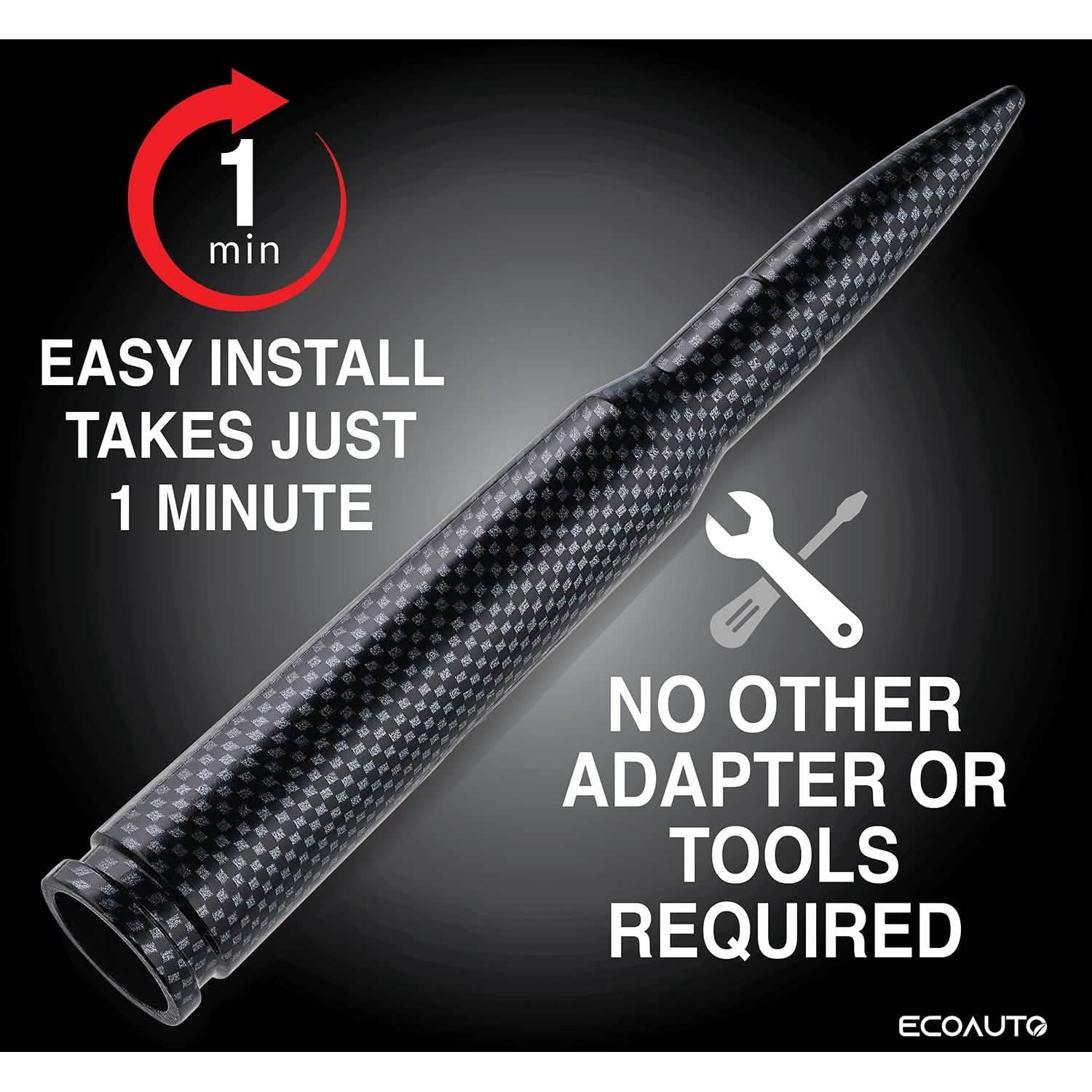 EcoAuto Badass Bullet Antenna Replacement Fits All Chevy & GMC Truck DailySale