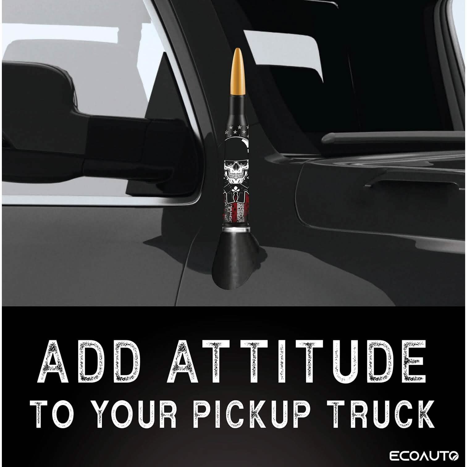 EcoAuto Badass Bullet Antenna Replacement Fits All Chevy & GMC Truck DailySale