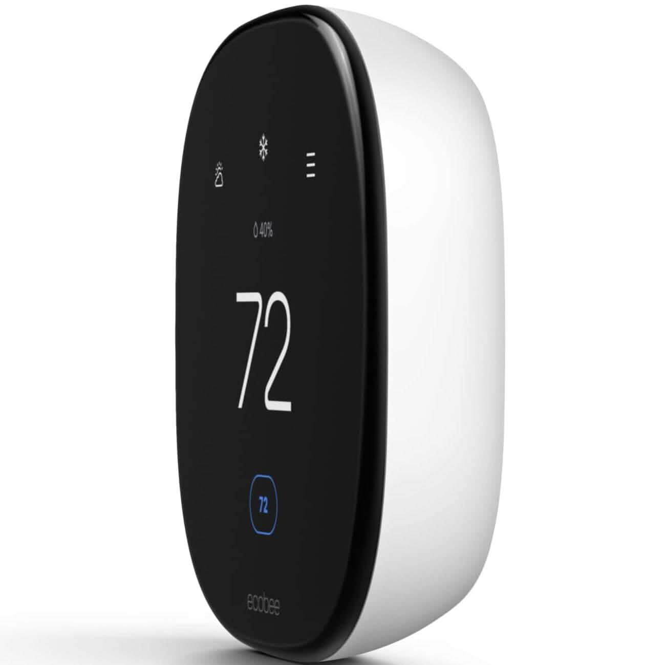 ecobee New Smart Thermostat Enhanced - Programmable Wifi Thermostat - Works with Siri, Alexa, Google Assistant - Energy Star Certified - Smart Home  (Refurbished) DailySale