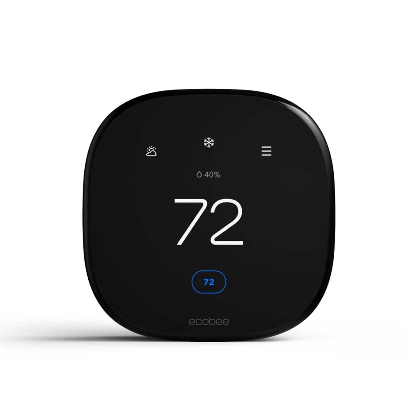 ecobee New Smart Thermostat Enhanced - Programmable Wifi Thermostat - Works with Siri, Alexa, Google Assistant - Energy Star Certified - Smart Home  (Refurbished) DailySale