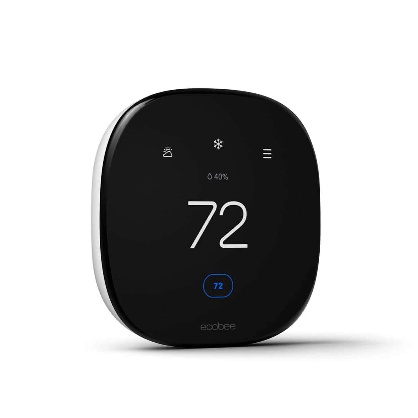 ecobee New Smart Thermostat Enhanced - Programmable Wifi Thermostat - Works with Siri, Alexa, Google Assistant - Energy Star Certified - Smart Home  (Refurbished) DailySale
